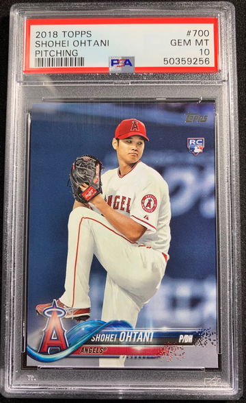 2018 Topps Pitching Shohei Ohtani ROOKIE RC #700 PSA 10