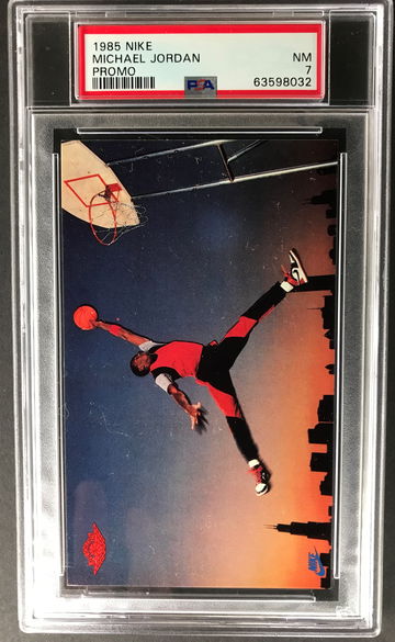 1985 Nike Promo Michael Jordan PSA 7