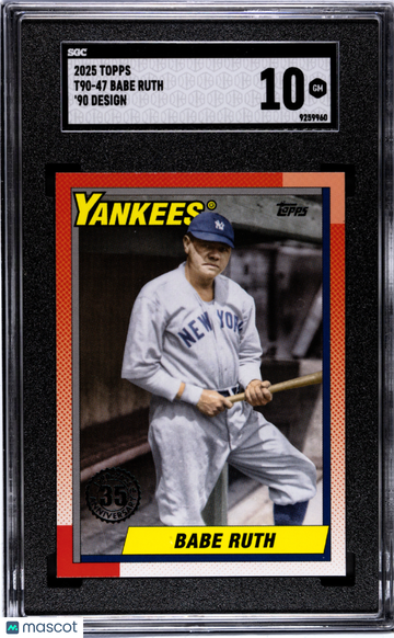 2025 Topps Babe Ruth #T90-47 '90 SGC 10