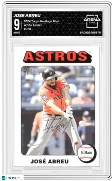 2024 Topps Heritage Mini José Abreu #220 Arena Club 9