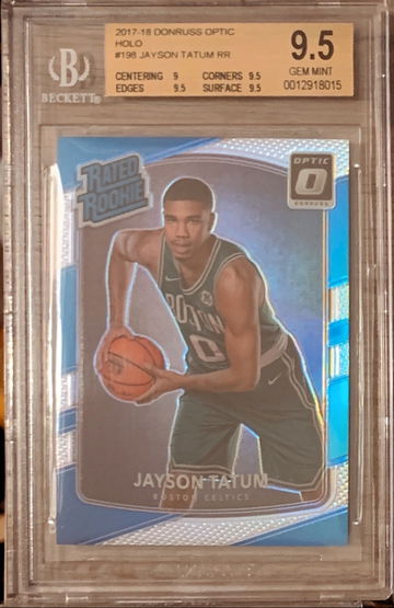 2017 Optic Holo Jayson Tatum BGS 9.5 Gem Mint