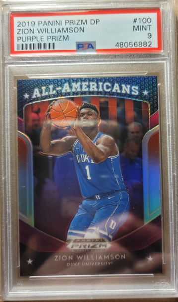 Zion PSA 9 Purple Prizm DP