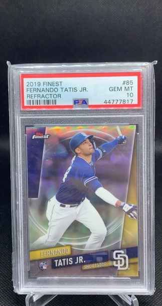 Fernando Tatis 2019 Finest Refractor rc PSA 10