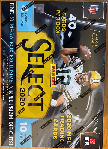 2020 Panini Select Football Mega Box New Sealed