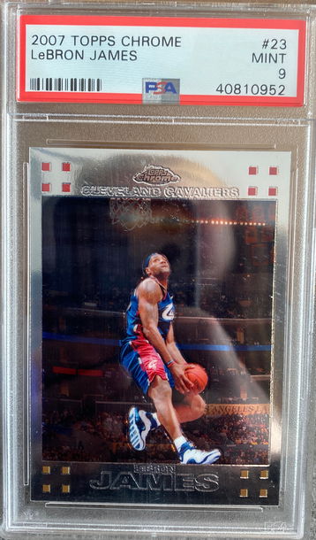 2007 Topps Chrome Lebron James