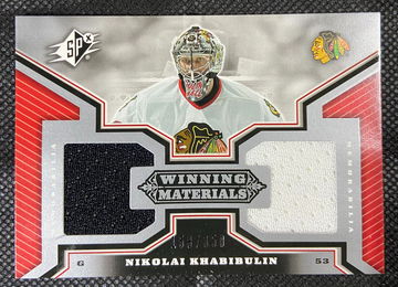2005-06 SPx Winning Materials /350 Nikolai Khabibulin 