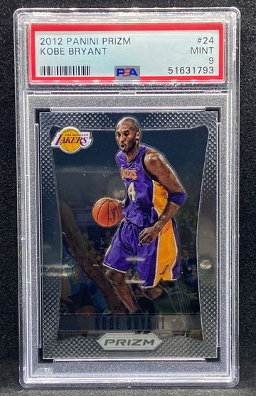 2012 Panini Prizm 24 Kobe Bryant – PSA 9 Mint