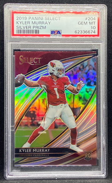 KYLER MURRAY 2019 Select #204 Field Level SILVER Rookie - PSA 10 Gem Mint
