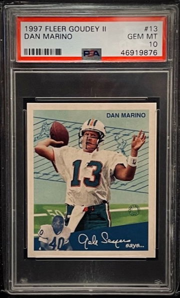 1997 Fleer Goudey II Dan Marino #13 PSA 10