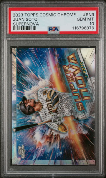 2023 Topps Cosmic Chrome Supernova Juan Soto #SN3 PSA 10