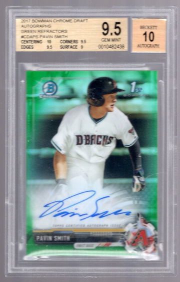 Pavin Smith 2017 Bowman Green Refractor Auto