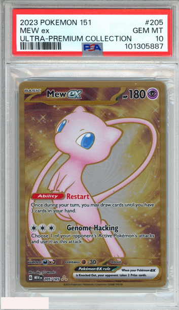 2023 POKEMON 151 ULTRA-PREMIUM COLLECTION MEW EX #205 PSA 10 GEM MT
