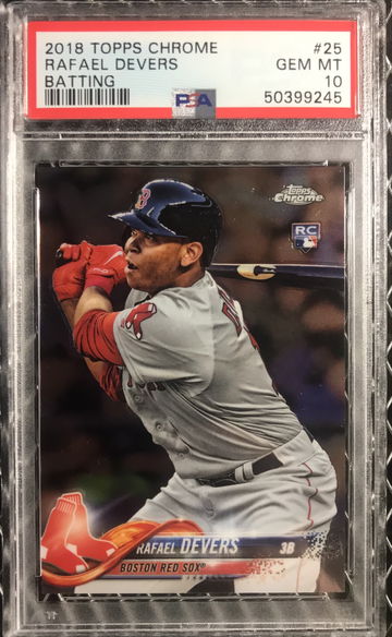 2018 Topps Chrome Rafael Devers