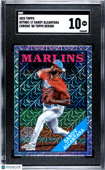 2023 Topps Sandy Alcantara #2T88C-17 CHR. '88 SGC 10