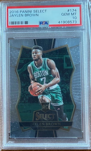 2016 Panini Select Jaylen Brown PSA 10