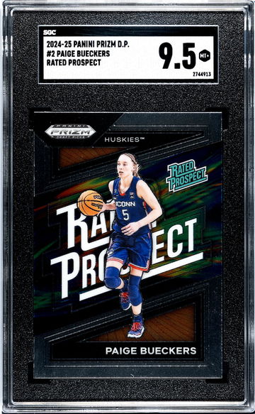 2024-25 Panini Prizm Draft Picks Rated Prospect Paige Bueckers #2 SGC 9.5