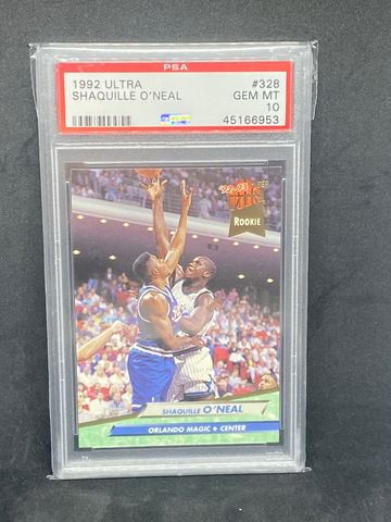 Shaquille O’Neal 92 fleer ultra psa 10