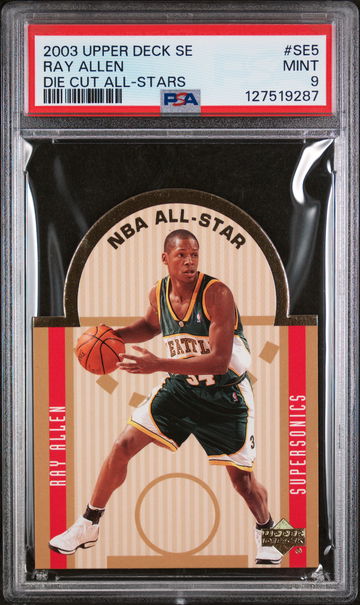 2003 Upper Deck Se Die Cut All-Stars Ray Allen #SE5 PSA 9