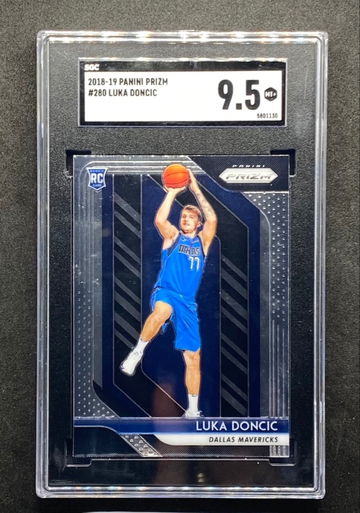 2018-19 Panini Prizm #280 Luka Doncic SGC 9.5 MT+