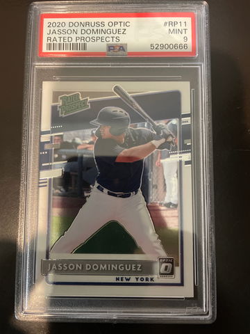 2020 Donruss Optic Jasson Dominguez Rated Prospects #RP11 PSA 9