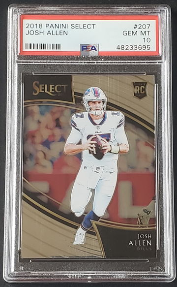 2018 Select Josh Allen RC Field Level #207 PSA 10