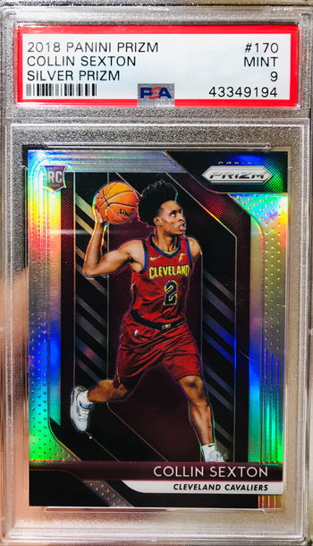 Collin Sexton Silver Prizm #170 PSA 9