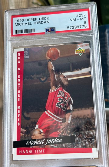 1993 Upper Deck Michael Jordan Chicago Bulls #237 PSA 8 NM-Mint - HOF 🔥📈🐐. 
