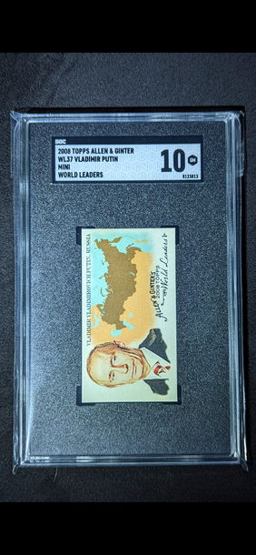 2008 Topps Allen & Ginter World Leaders Mini Vladimir Putin