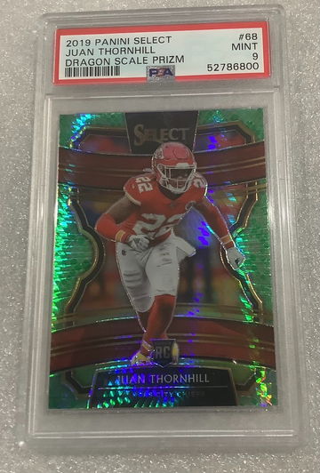 2019 Select Dragon Juan Thornhill Rookie Concourse/88 PSA 9 Kansas City Chiefs 