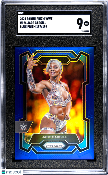 2024 Panini Prizm Wwe Jade Cargill #126 Blue SGC 9