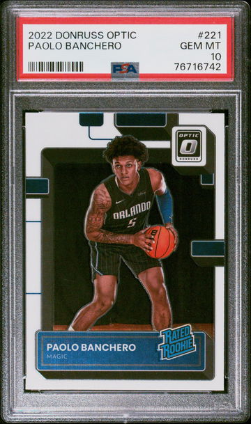 2022 Donruss Optic Paolo Banchero #221 PSA 10