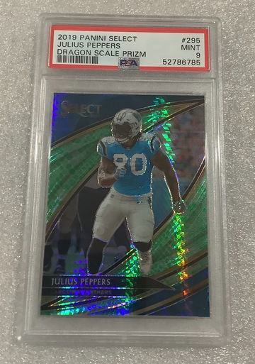 2019 Select Dragon Julius Peppers Field level /88 Psa 9 Panthers 