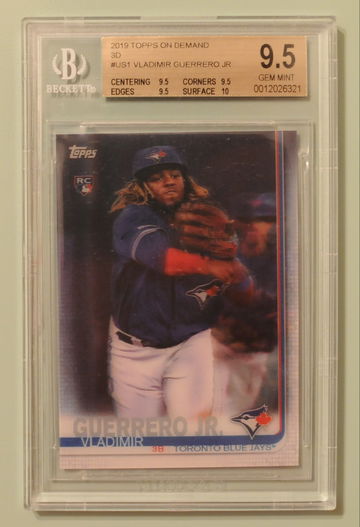 2019 Topps 3D US1 Vladimir Guerrero Jr BGS 9.5