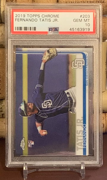 FERNANDO TATIS JR 2019 TOPPS CHROME