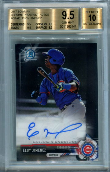 Eloy Jimenez BGS 9.5 auto 10