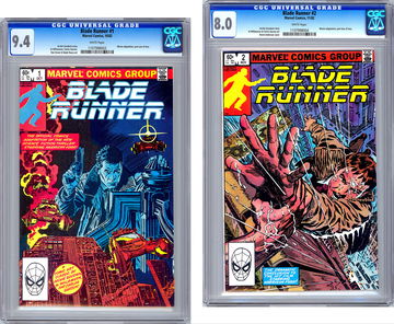 BLADE RUNNER #1-2 CGC 9.4-8.0 *BEST SCI-FI FILM EVER MADE* COMPLETE ADAPTN 1982
