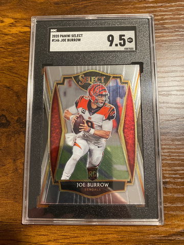 2020 Select Joe Burrow premier level SGC 9.5