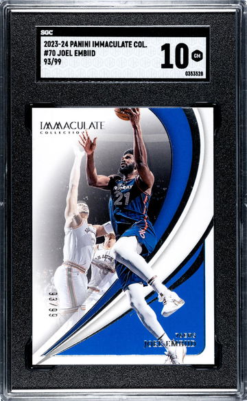 2023-24 Panini Immaculate Col. #70 Joel Embiid /99 SGC 10