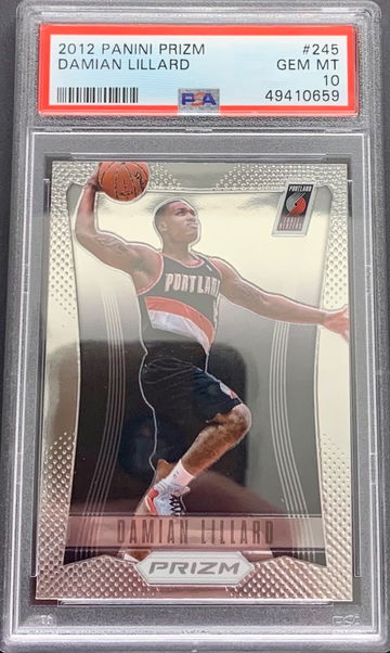 2012 Panini Prizm Damian Lillard Rookie #245 PSA 10
