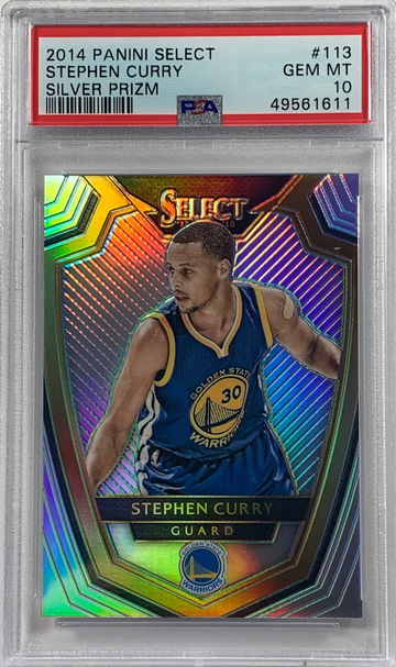 2014 Select STEPHEN CURRY Silver Prizm #113 PSA 10 GEM MINT