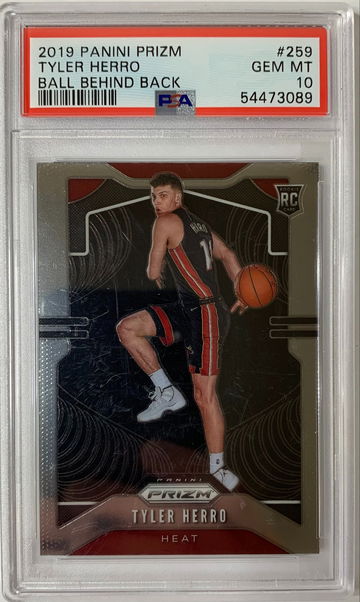 2019 Panini Prizm Tyler Herro Ball Behind Back