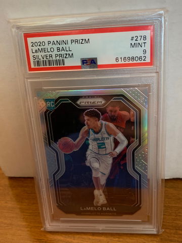 2020-21 Panini Prizm Lamelo Ball Silver PSA 9