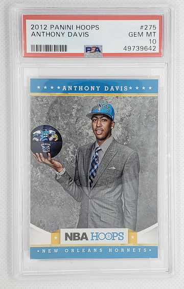 ANTHONY DAVIS 2012 Panini Hoops Rookie RC #275 - PSA 10 GEM MINT