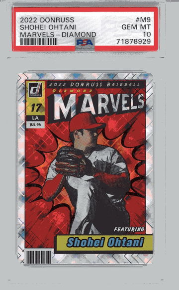 2022 Donruss Marvels Shohei Ohtani Diamond PSA10 Gem Mint #M9