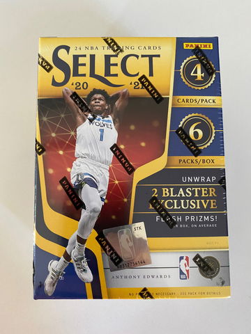 2020-2021 Panini Select NBA Basketball Blaster Box
