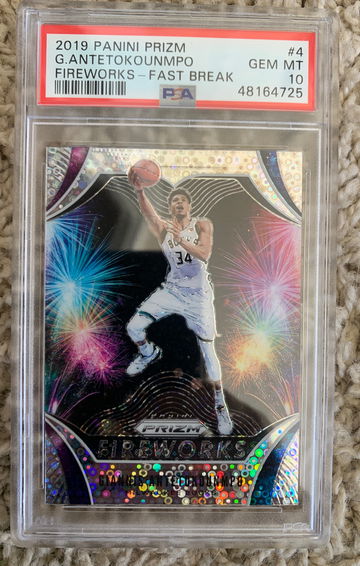 2019 prizm fireworks Giannis 