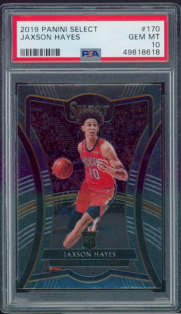 2019 Select Jaxson Hayes #170 Premier PSA 10
