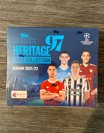 2021-22 Topps Merlin 97 Heritage UEFA Champions League Hobby Box