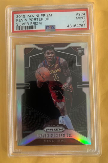 2019 prizm Kevin Porter jr silver psa 9