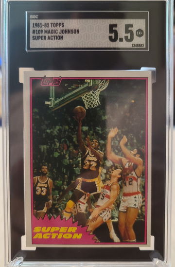1981-82 Topps Magic Johnson SGC 5.5